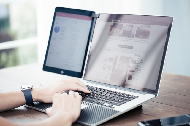 パソコンでの作業